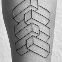 Geometric Tattoo, Handpoke Tattoo, Line Tattoo, Fineline Tattoo